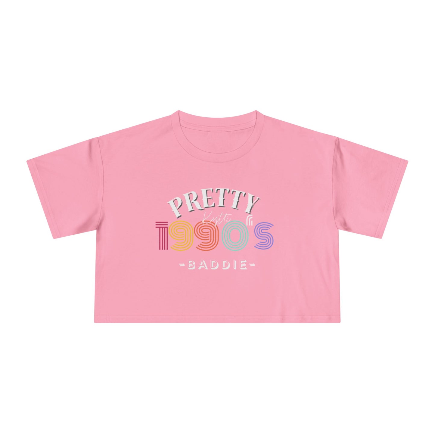 90's Vibe Women's Crop Tee, Retro Fashion Tee, 90's Style Shirt, Women's Graphic Top, Trendy Crop Top, Casual Summer Shirt