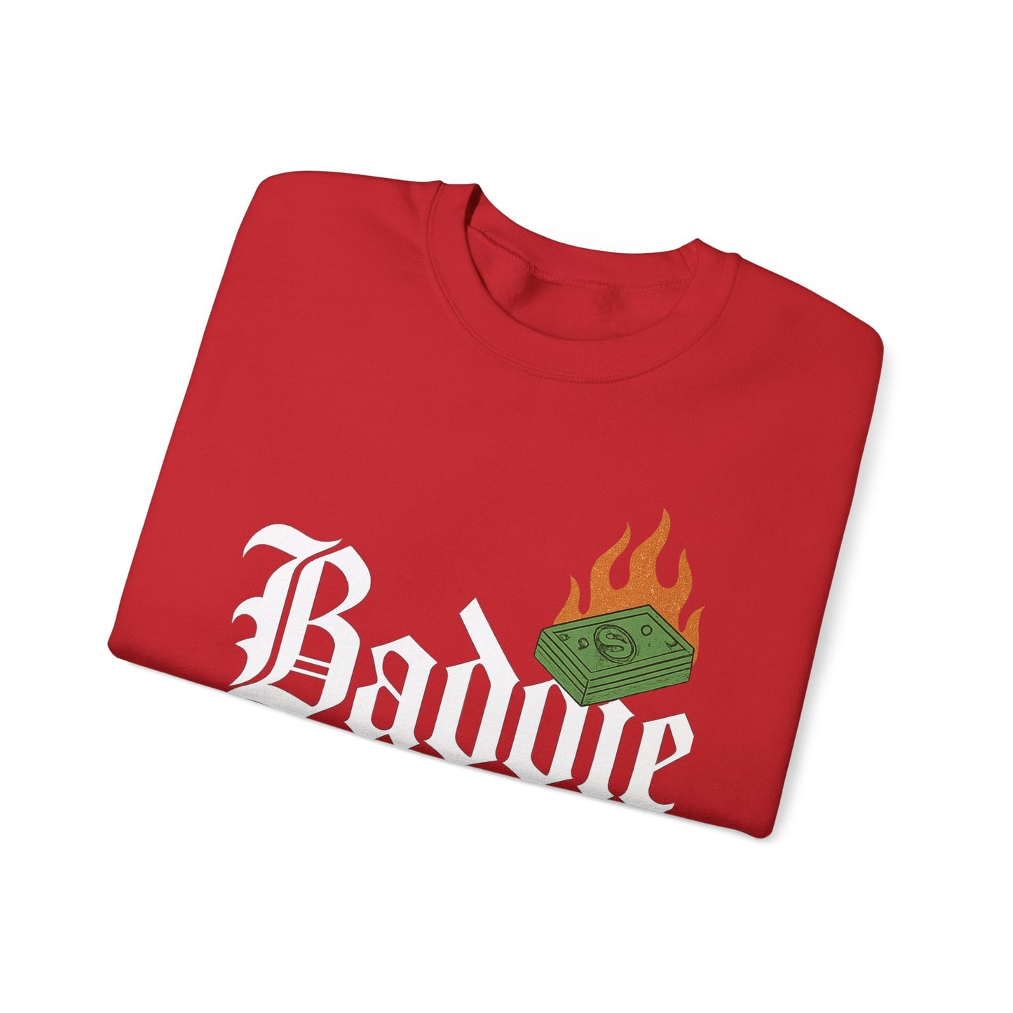 Baddie Crewneck Sweatshirt - Trendy Unisex Sweatshirt for Fashion Lovers, Casual Wear, Gifts, Street Style, Cozy Comfort