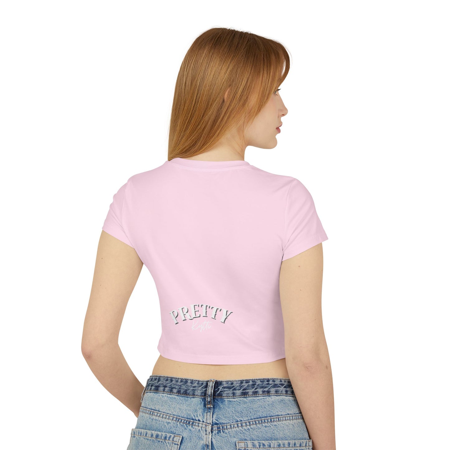 Lucky 777 Women's Baby Tee, Trendy Crop Top, Gift for Her, Casual Wear, Stylish Outfits, Everyday Fashion