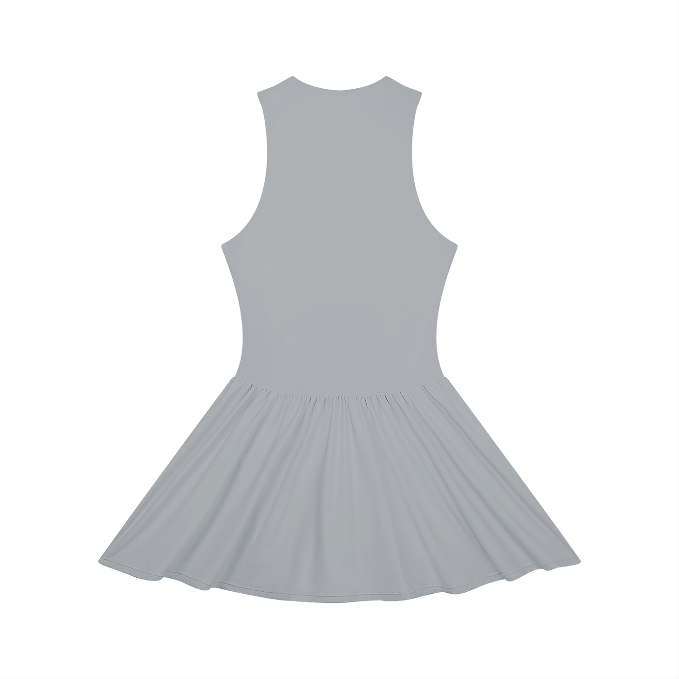 Women’s Ruched Sleeveless Full-Zip Dress