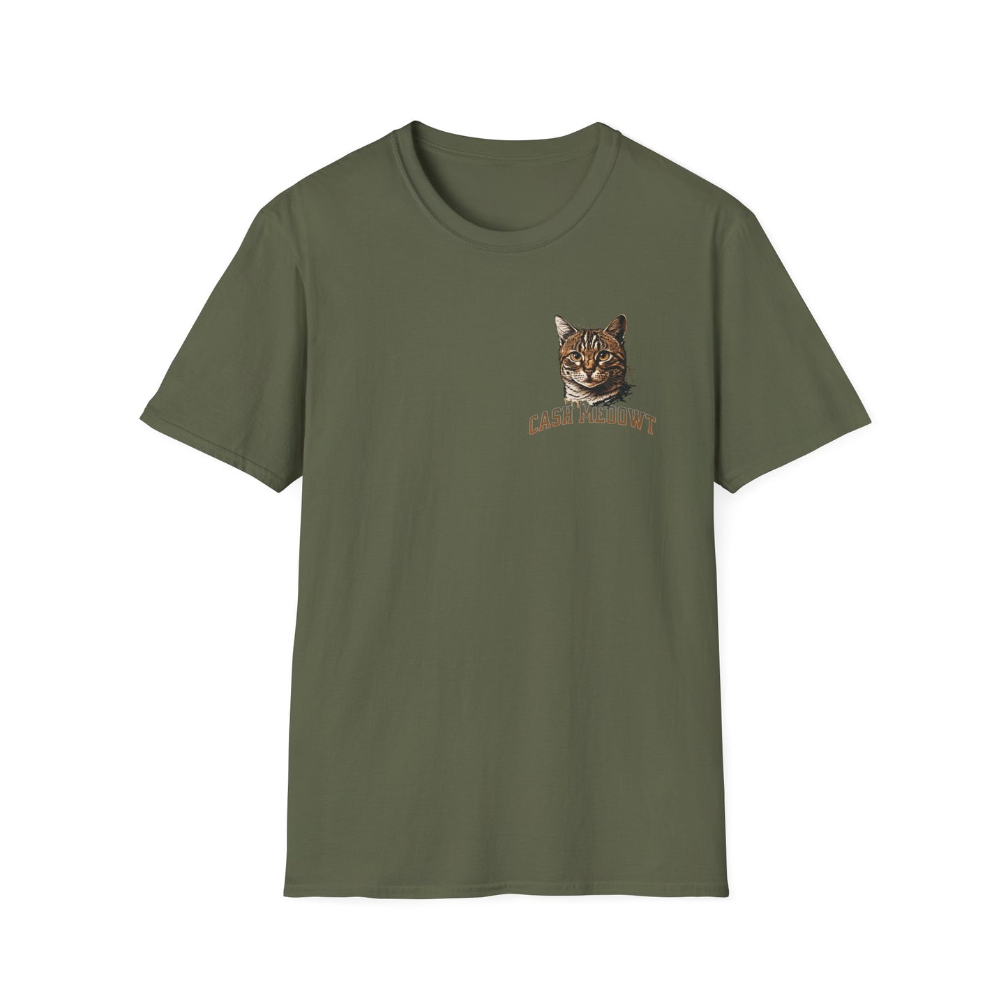 Cool Cat Millionaire Unisex Softstyle T-Shirt | Casual Wear, Gift for Cat Lovers, Birthday Tee, Animal Lover Shirt, Everyday Comfort