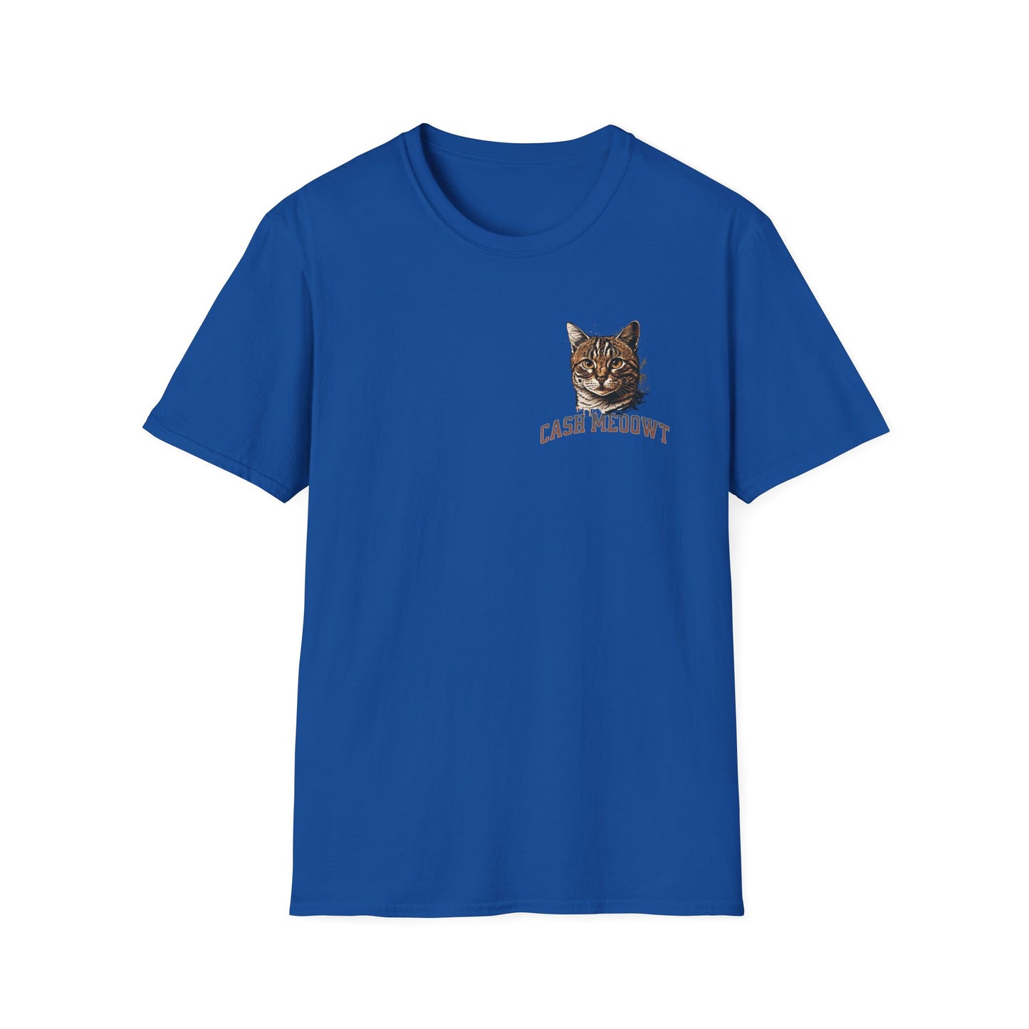 Cool Cat Millionaire Unisex Softstyle T-Shirt | Casual Wear, Gift for Cat Lovers, Birthday Tee, Animal Lover Shirt, Everyday Comfort