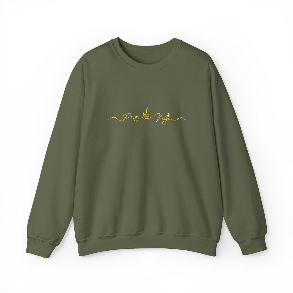 Pretty Kytti  Crewneck Sweatshirt with Gold Design | Cozy Layer for Every Season, Perfect Gift for Friends, Family & Celebrations