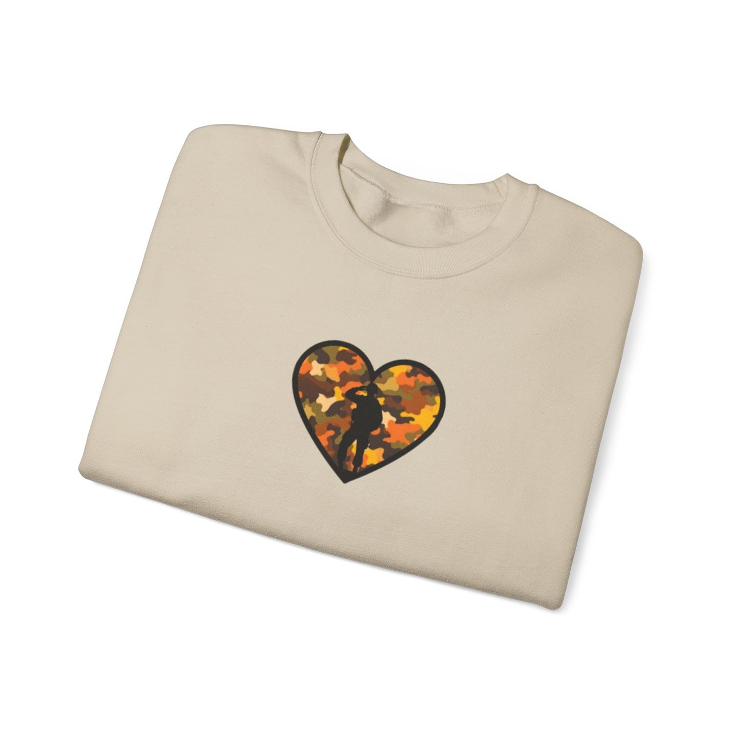 Camo Heart Army Wife Sweatshirt, Cozy Gift for Military Spouses, Unisex Crewneck for Comfort, Perfect for Casual Outings, Army Family [...]
