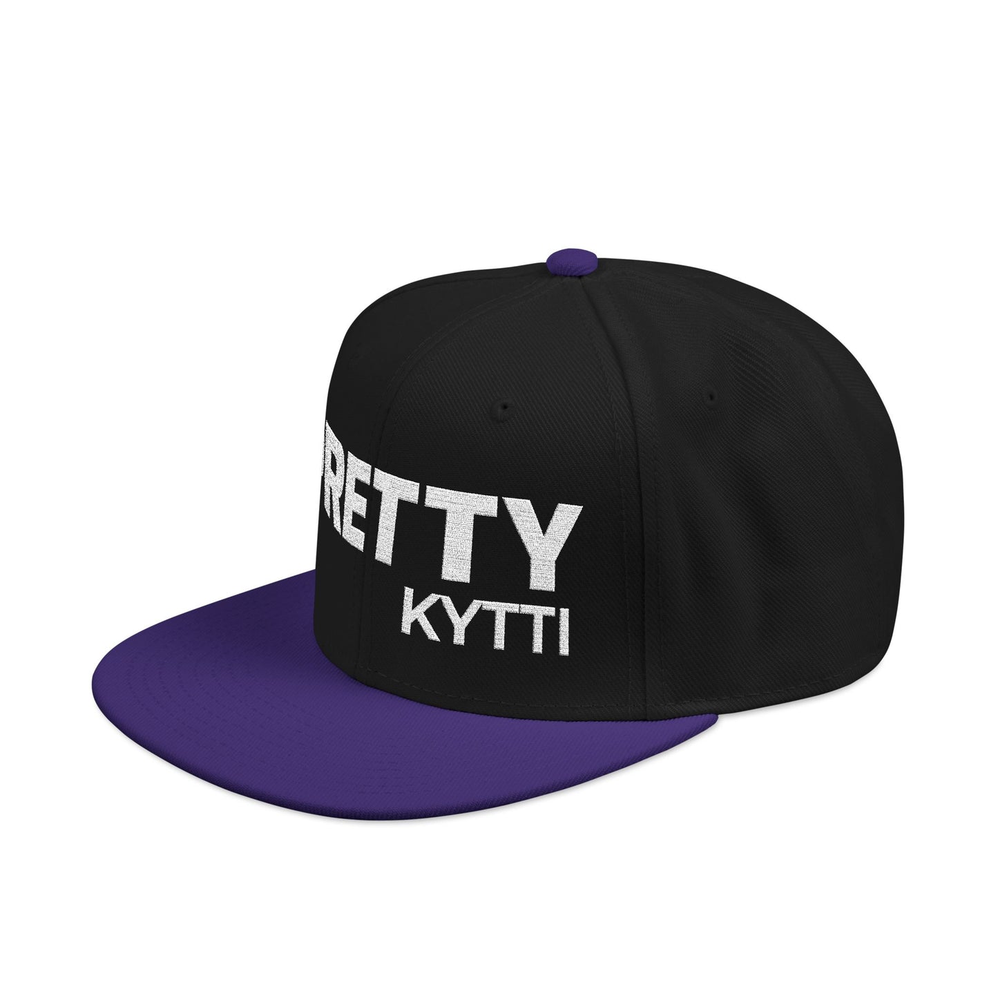 Pretty Kytti  Embroidered Two-Tone Cap Snapback Hat