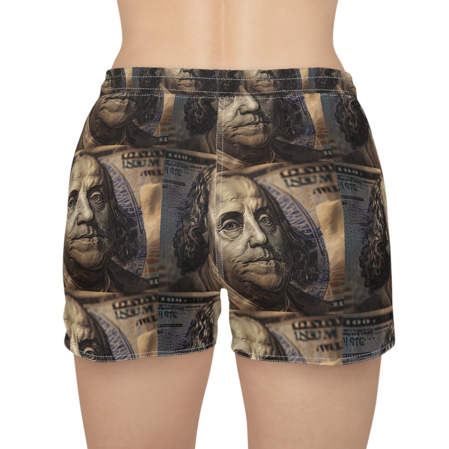 Money Print Women's Shorts