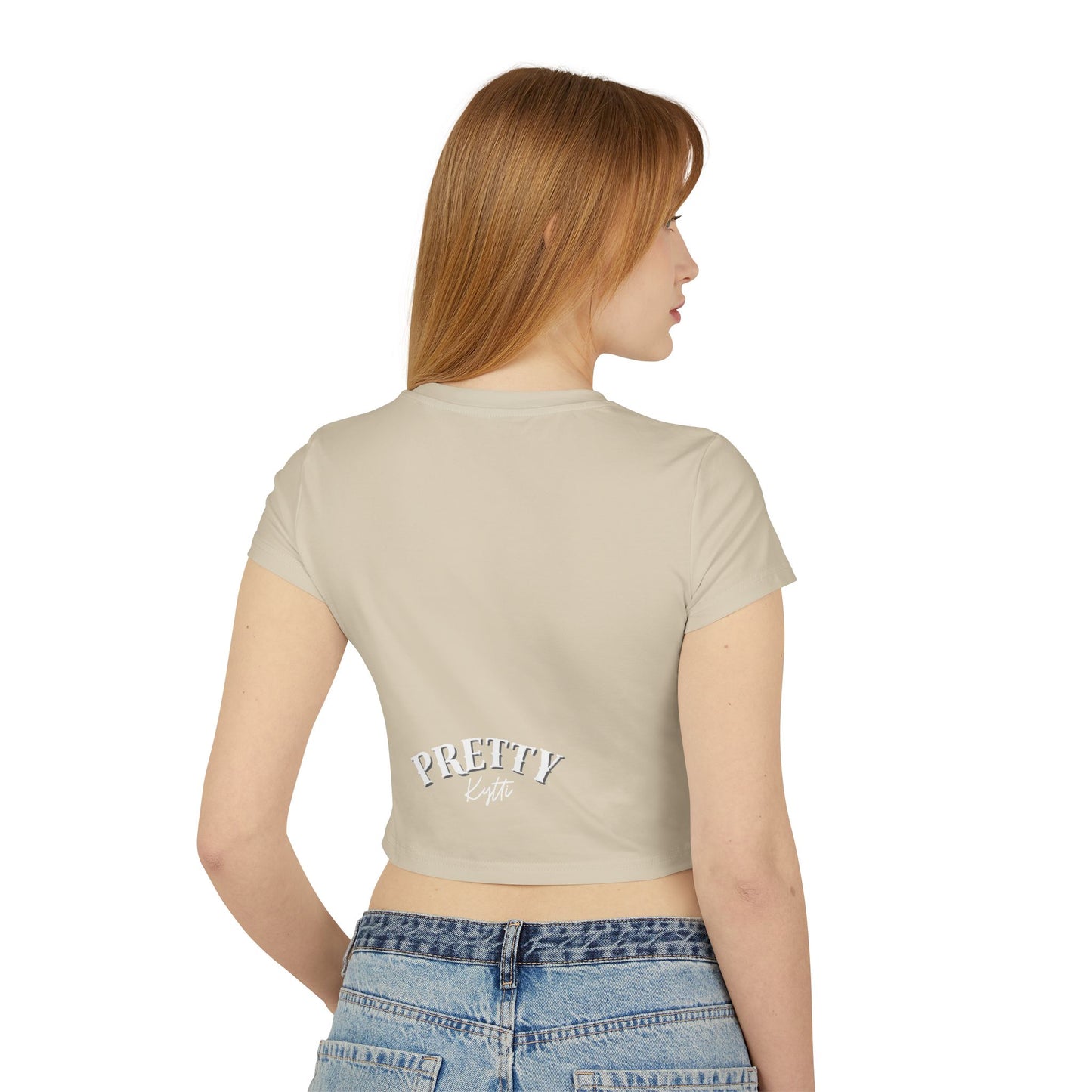 Lucky 777 Women's Baby Tee, Trendy Crop Top, Gift for Her, Casual Wear, Stylish Outfits, Everyday Fashion