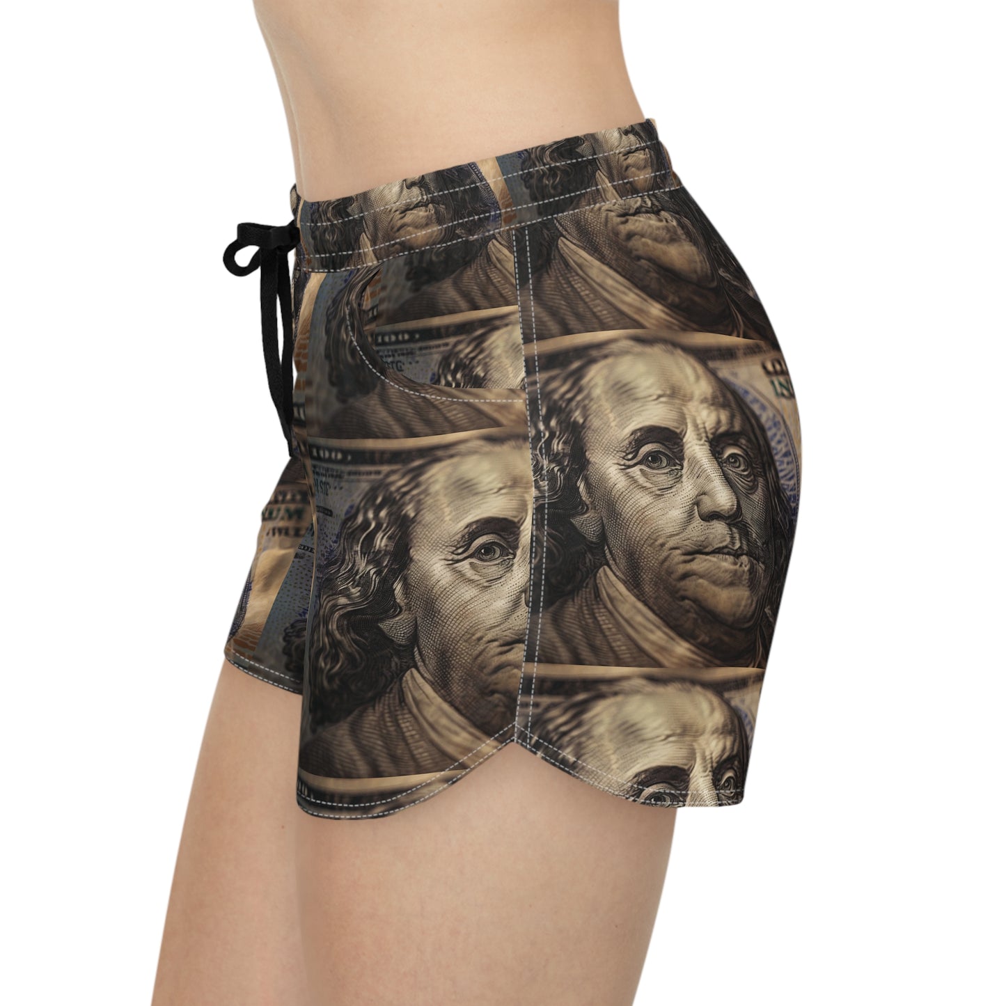 Money Print Women's Shorts