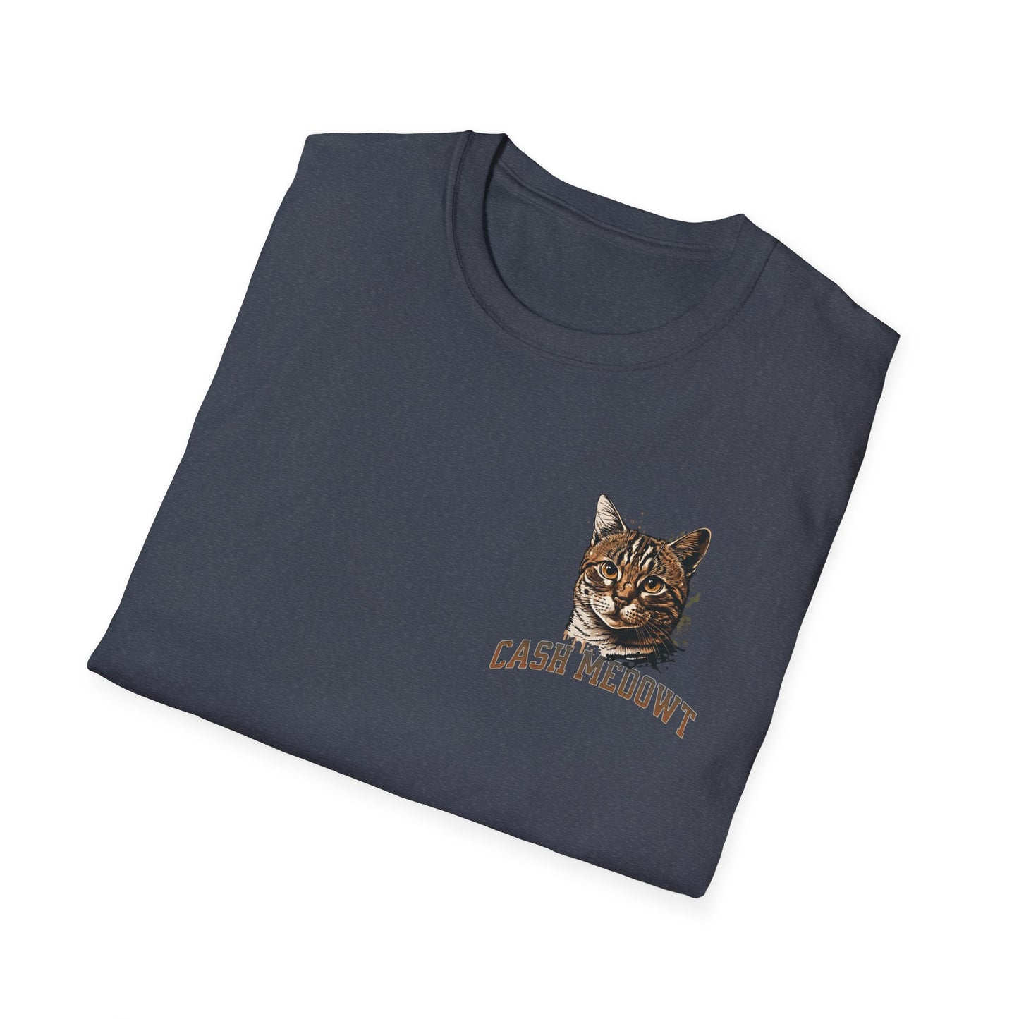 Cool Cat Millionaire Unisex Softstyle T-Shirt | Casual Wear, Gift for Cat Lovers, Birthday Tee, Animal Lover Shirt, Everyday Comfort