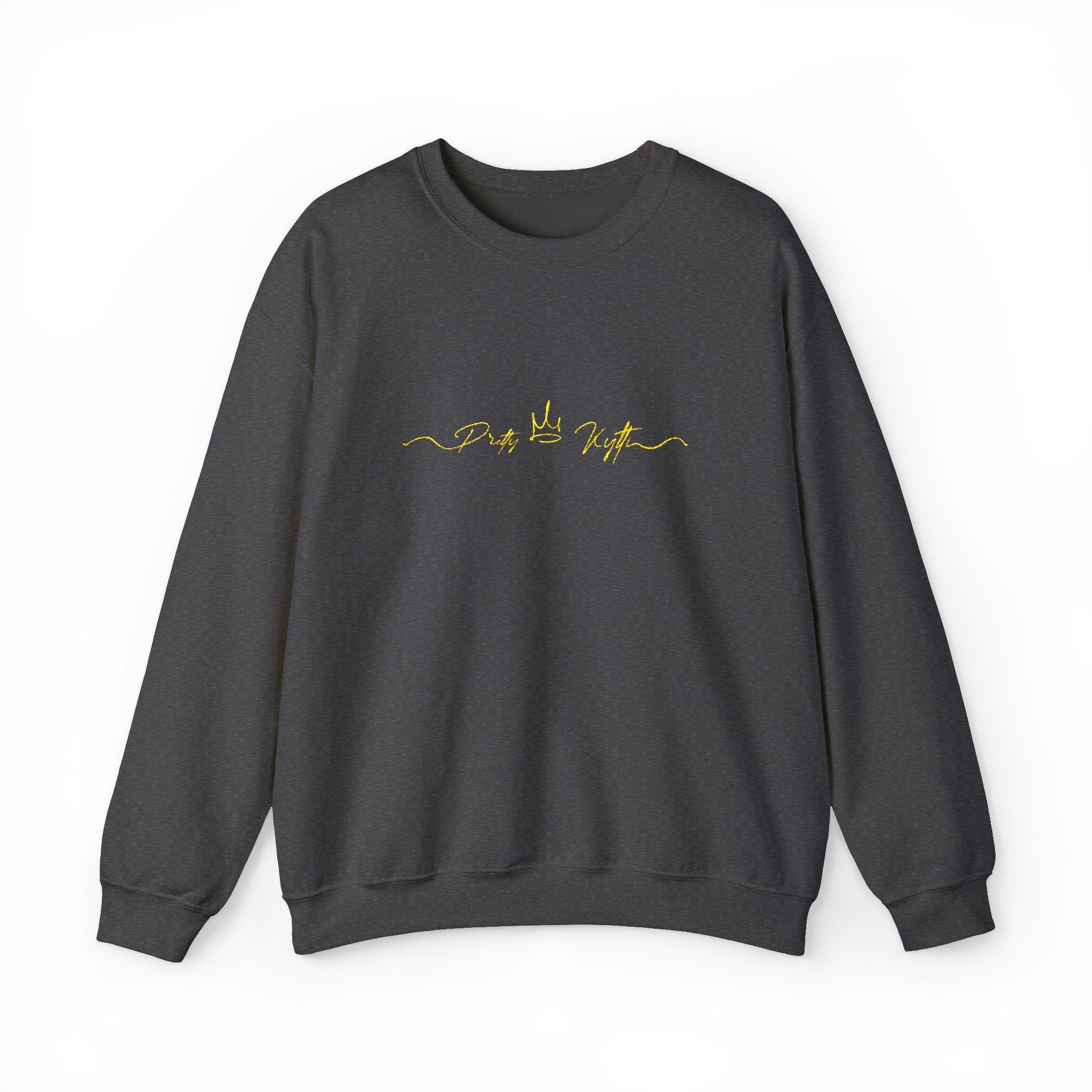 Pretty Kytti  Crewneck Sweatshirt with Gold Design | Cozy Layer for Every Season, Perfect Gift for Friends, Family & Celebrations