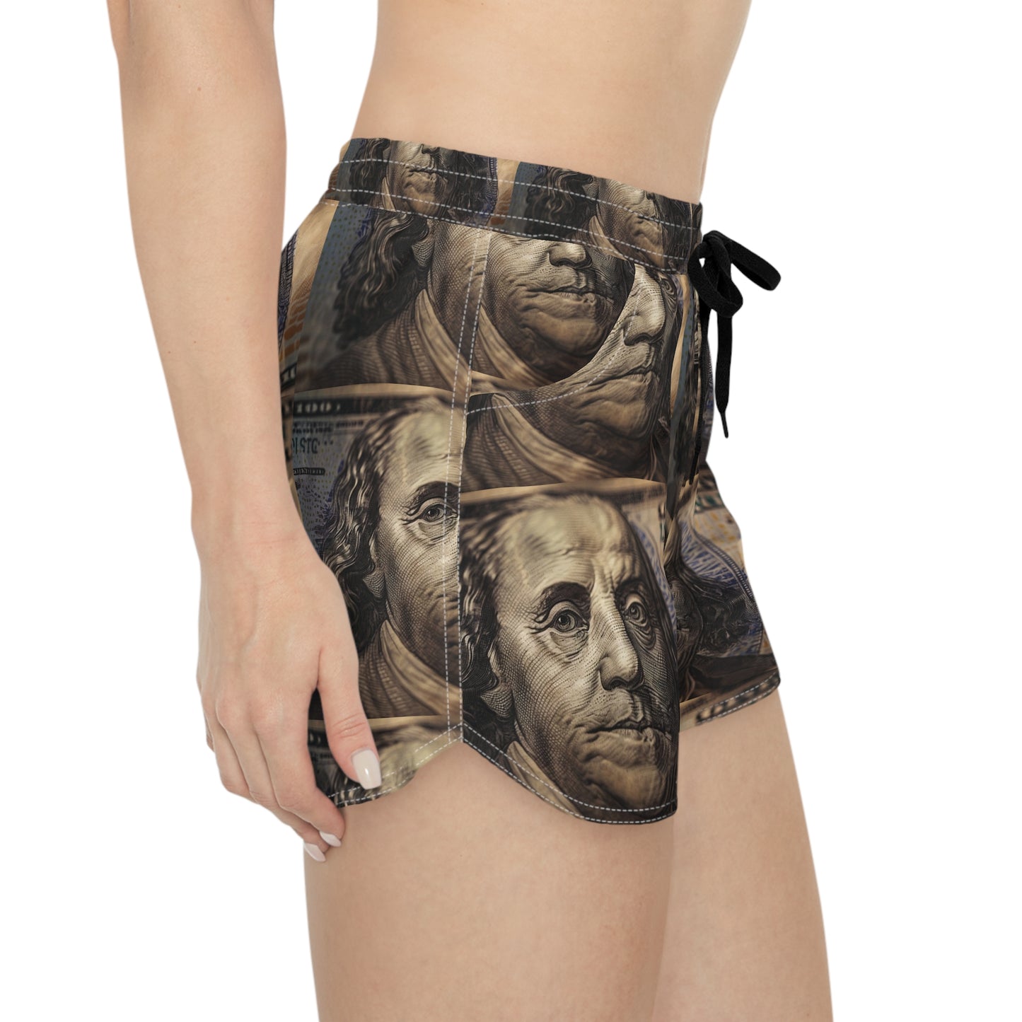 Money Print Women's Shorts
