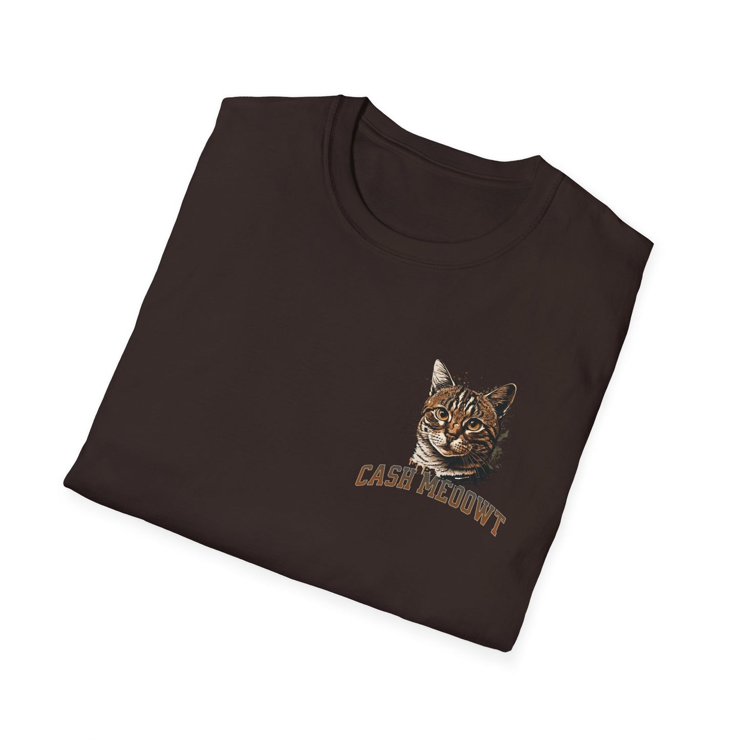 Cool Cat Millionaire Unisex Softstyle T-Shirt | Casual Wear, Gift for Cat Lovers, Birthday Tee, Animal Lover Shirt, Everyday Comfort