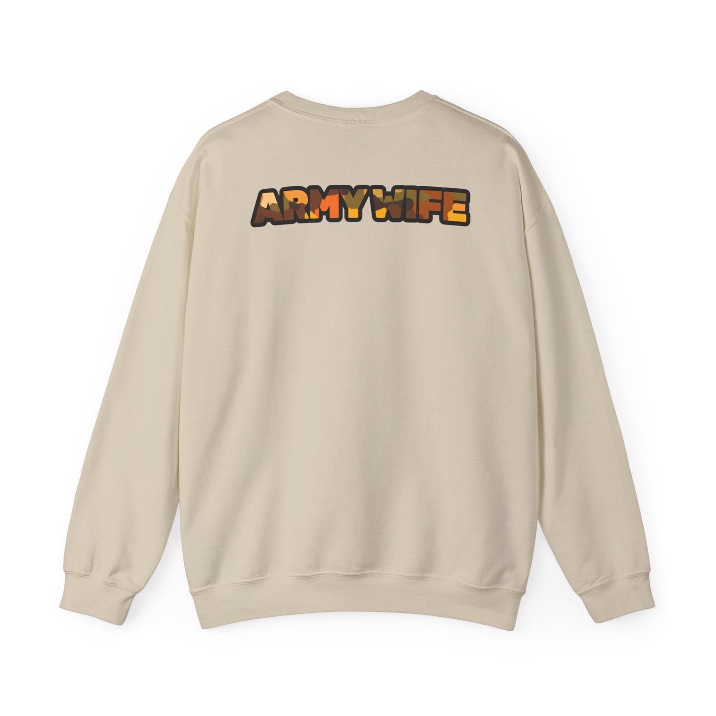 Camo Heart Army Wife Sweatshirt, Cozy Gift for Military Spouses, Unisex Crewneck for Comfort, Perfect for Casual Outings, Army Family [...]