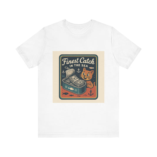 Cat Money Food Fishing Tee