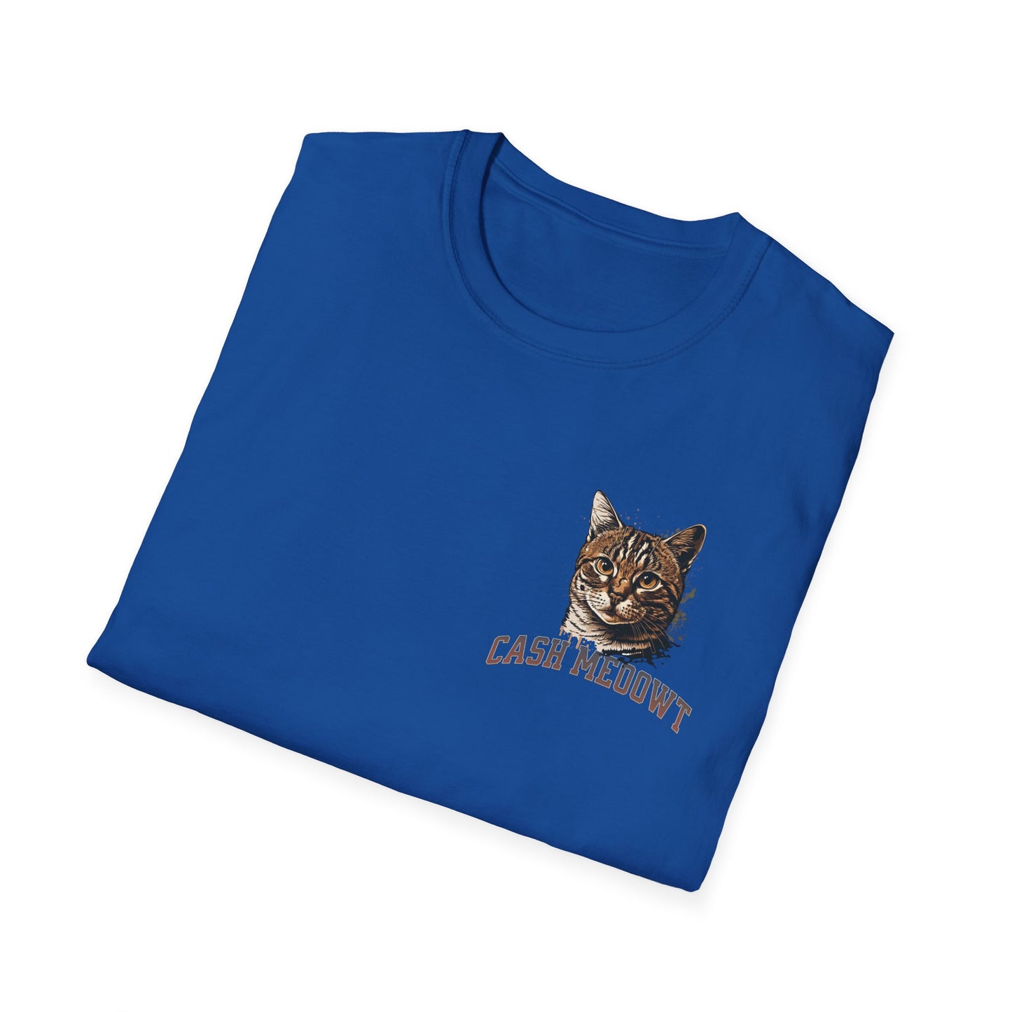 Cool Cat Millionaire Unisex Softstyle T-Shirt | Casual Wear, Gift for Cat Lovers, Birthday Tee, Animal Lover Shirt, Everyday Comfort
