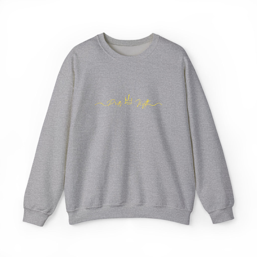 Pretty Kytti  Crewneck Sweatshirt with Gold Design | Cozy Layer for Every Season, Perfect Gift for Friends, Family & Celebrations