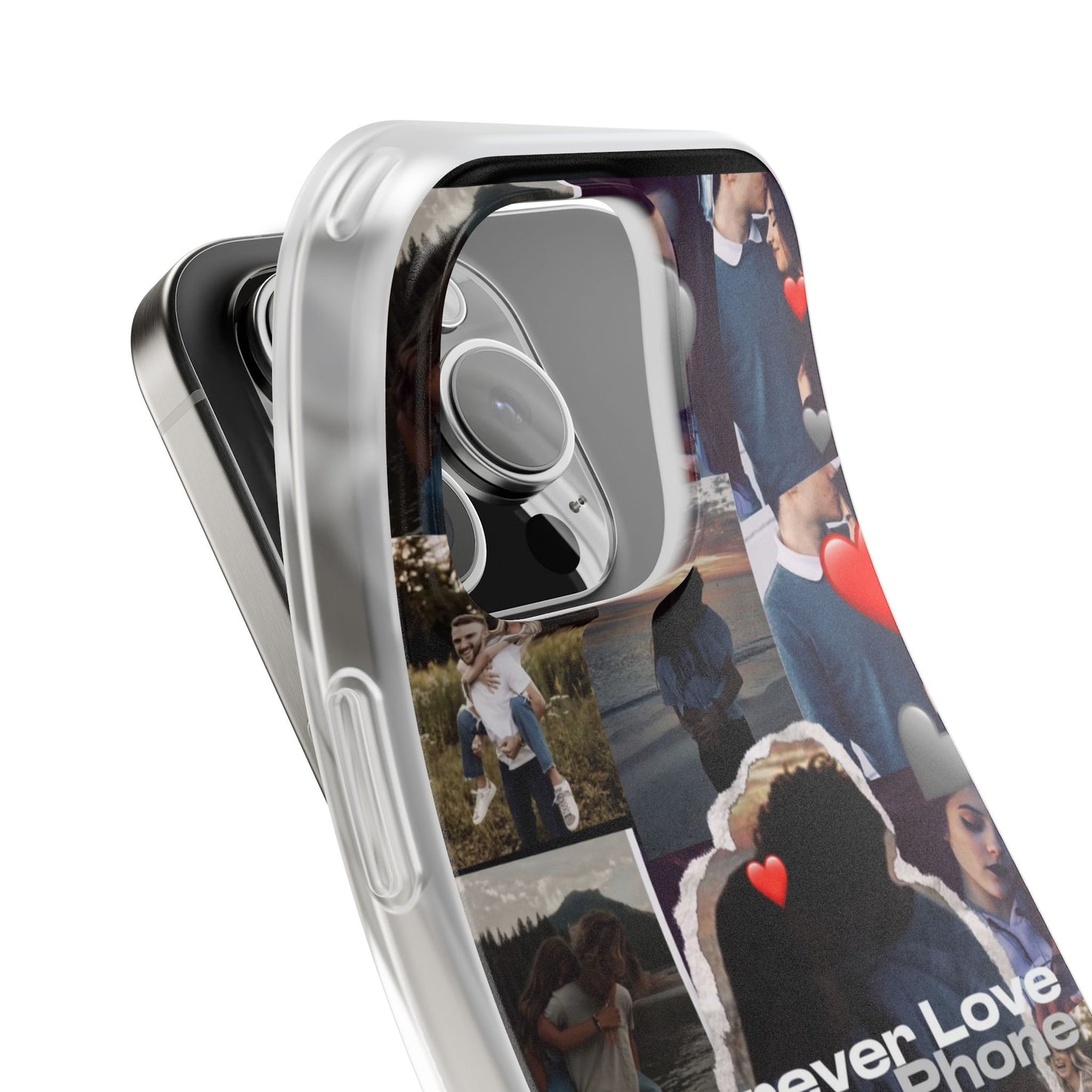 Custom Photo Flexi Case, Personalized Phone Cover, Romantic Gift for Couples, Unique Love Cases, Heartfelt Custom Designs