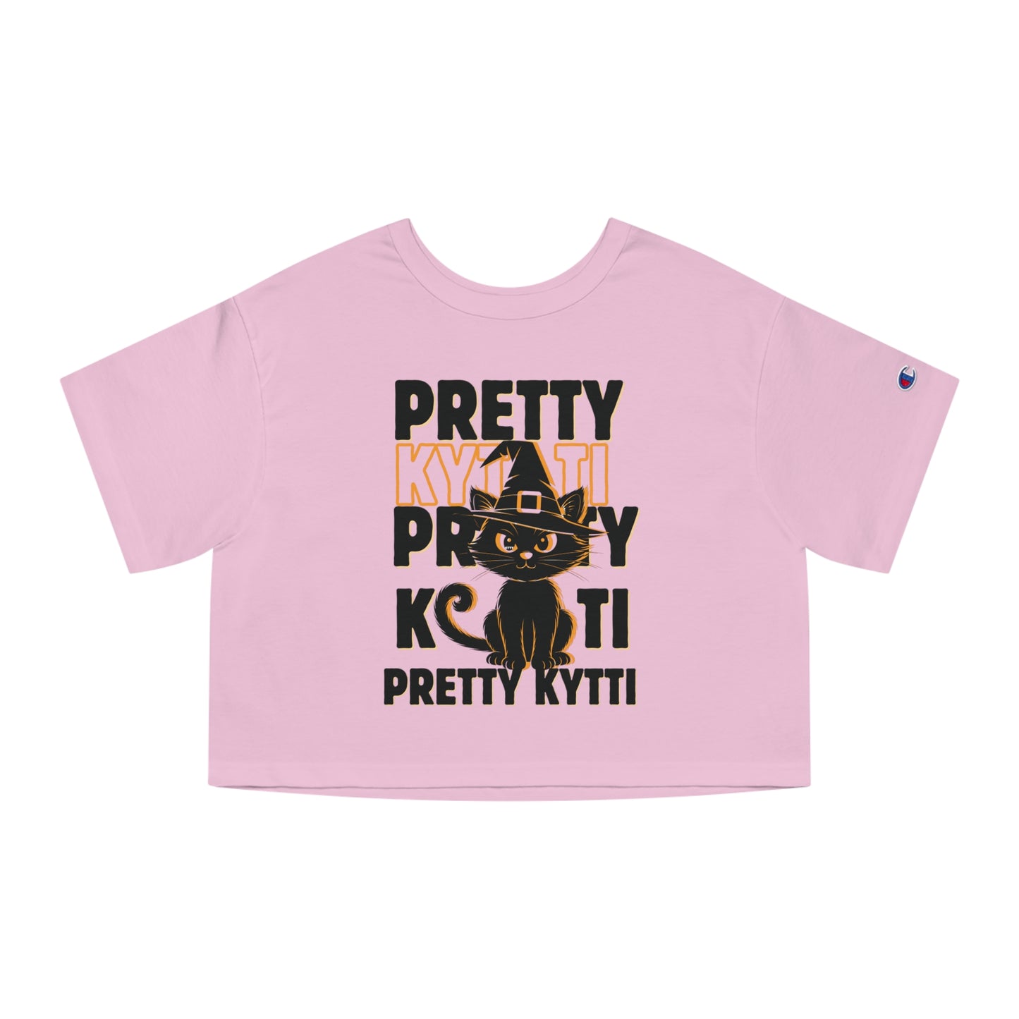 Halloween Cat Cropped T-Shirt, Spooky Outfit, Women's Halloween Apparel, Witchy Vibe Top, Perfect for Fall Celebrations, Gift for [...] LIMITED EDITION CAT CUTE