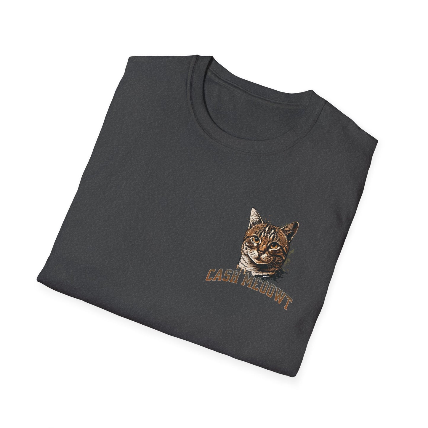 Cool Cat Millionaire Unisex Softstyle T-Shirt | Casual Wear, Gift for Cat Lovers, Birthday Tee, Animal Lover Shirt, Everyday Comfort