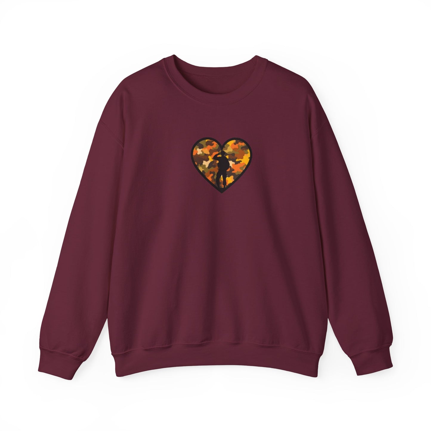 Camo Heart Army Wife Sweatshirt, Cozy Gift for Military Spouses, Unisex Crewneck for Comfort, Perfect for Casual Outings, Army Family [...]