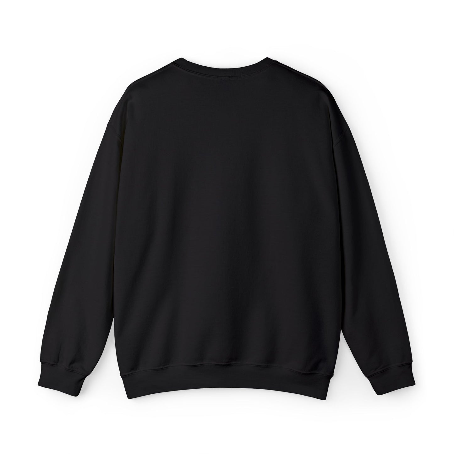 Sleek Black Unisex Crewneck Sweatshirt with Gold Design | Cozy Layer for Every Season, Perfect Gift for Friends, Family & Celebrations