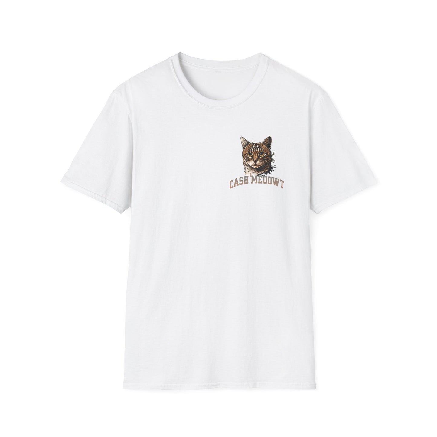 Cool Cat Millionaire Unisex Softstyle T-Shirt | Casual Wear, Gift for Cat Lovers, Birthday Tee, Animal Lover Shirt, Everyday Comfort