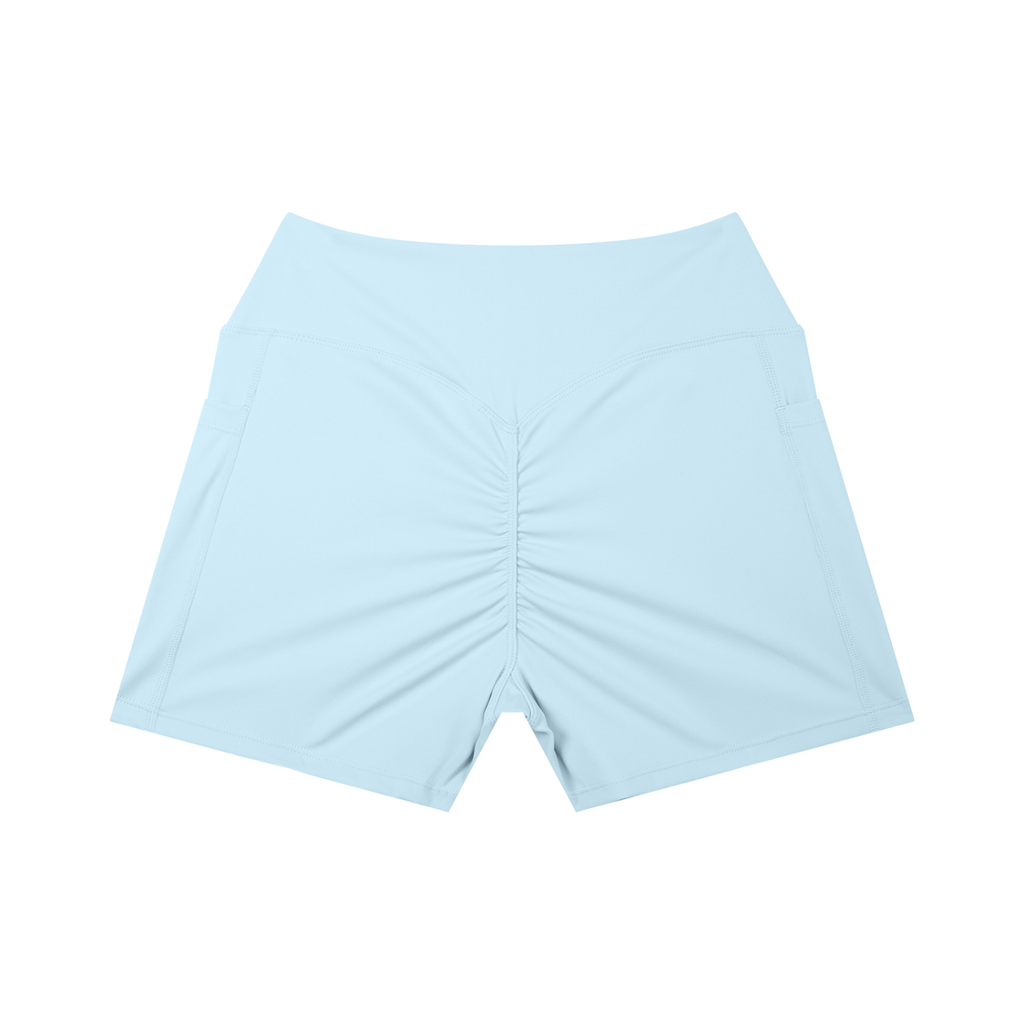 Crown Mark Clasic Women’s High Rise Pocket Yoga Shorts