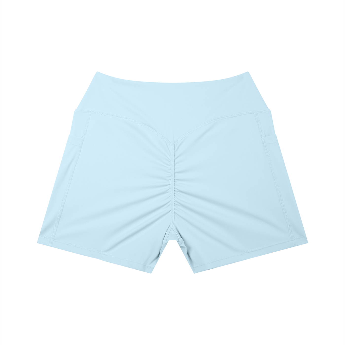 Crown Mark Clasic Women’s High Rise Pocket Yoga Shorts