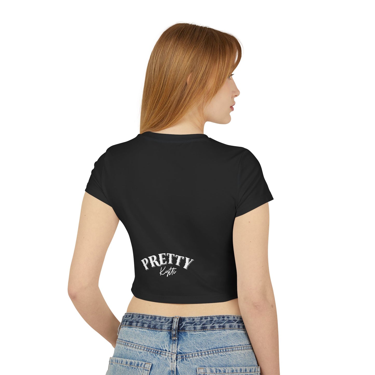 Lucky 777 Women's Baby Tee, Trendy Crop Top, Gift for Her, Casual Wear, Stylish Outfits, Everyday Fashion