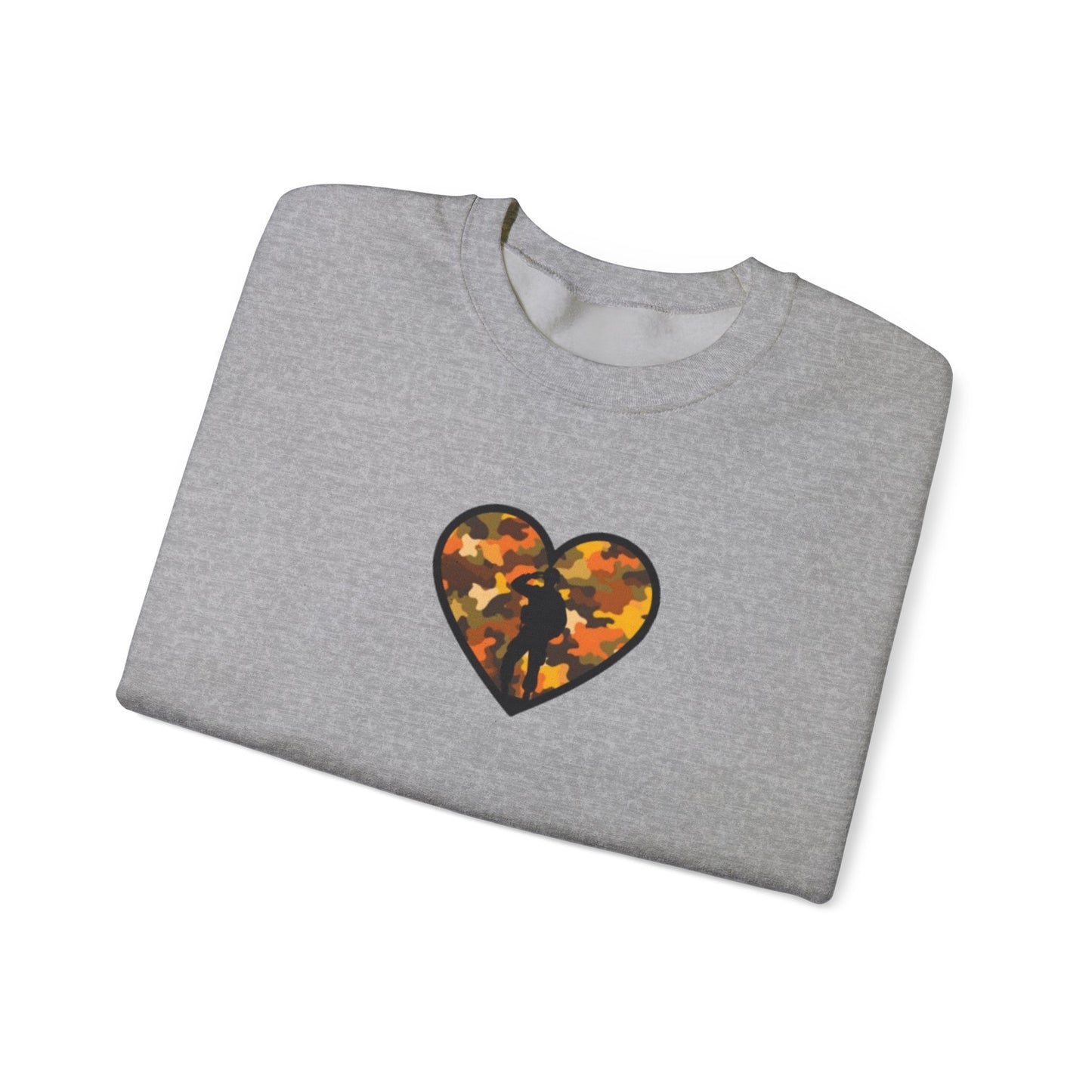 Camo Heart Army Wife Sweatshirt, Cozy Gift for Military Spouses, Unisex Crewneck for Comfort, Perfect for Casual Outings, Army Family [...]