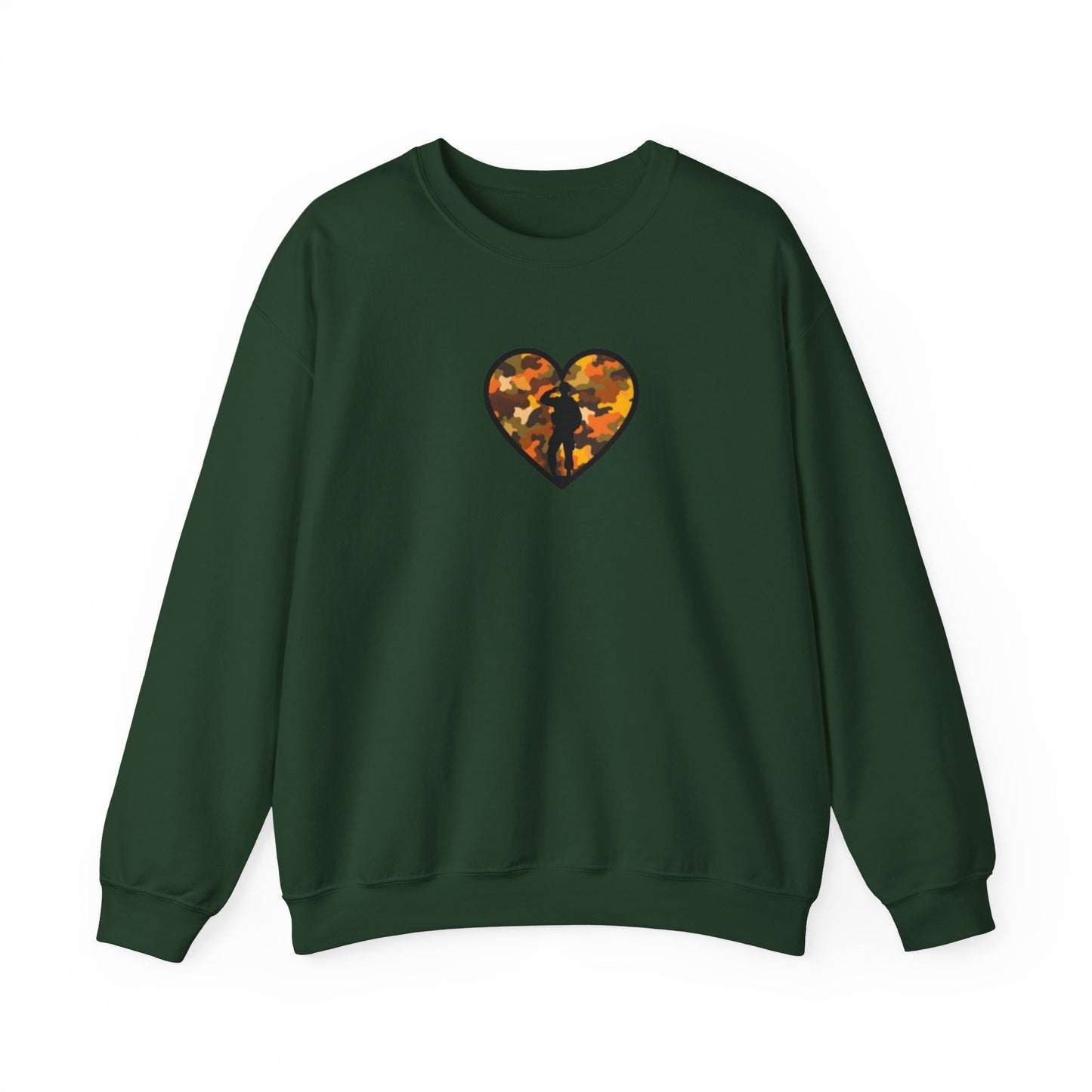 Camo Heart Army Wife Sweatshirt, Cozy Gift for Military Spouses, Unisex Crewneck for Comfort, Perfect for Casual Outings, Army Family [...]