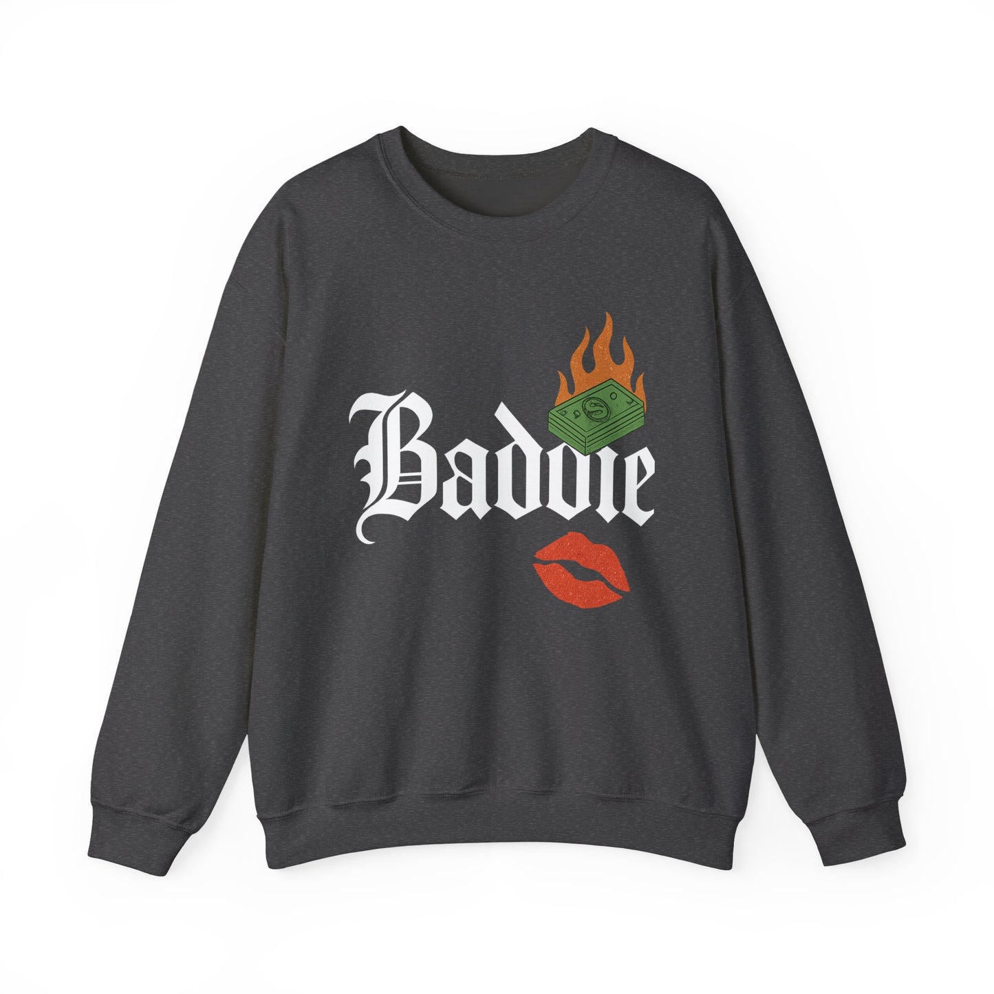 Baddie Crewneck Sweatshirt - Trendy Unisex Sweatshirt for Fashion Lovers, Casual Wear, Gifts, Street Style, Cozy Comfort