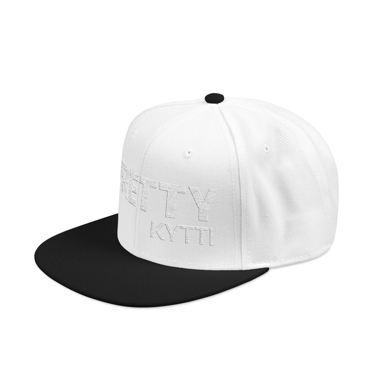 Pretty Kytti  Embroidered Two-Tone Cap Snapback Hat