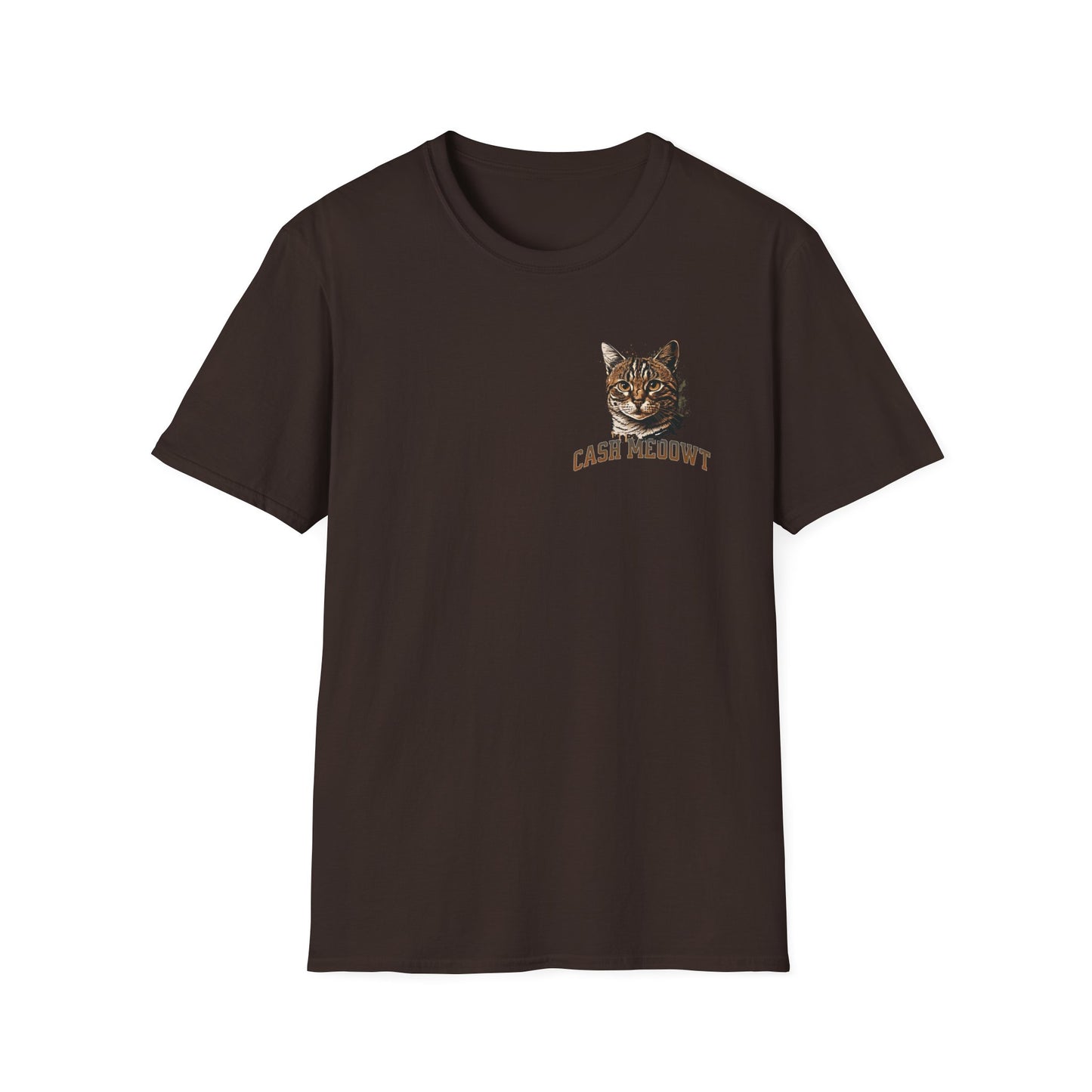 Cool Cat Millionaire Unisex Softstyle T-Shirt | Casual Wear, Gift for Cat Lovers, Birthday Tee, Animal Lover Shirt, Everyday Comfort