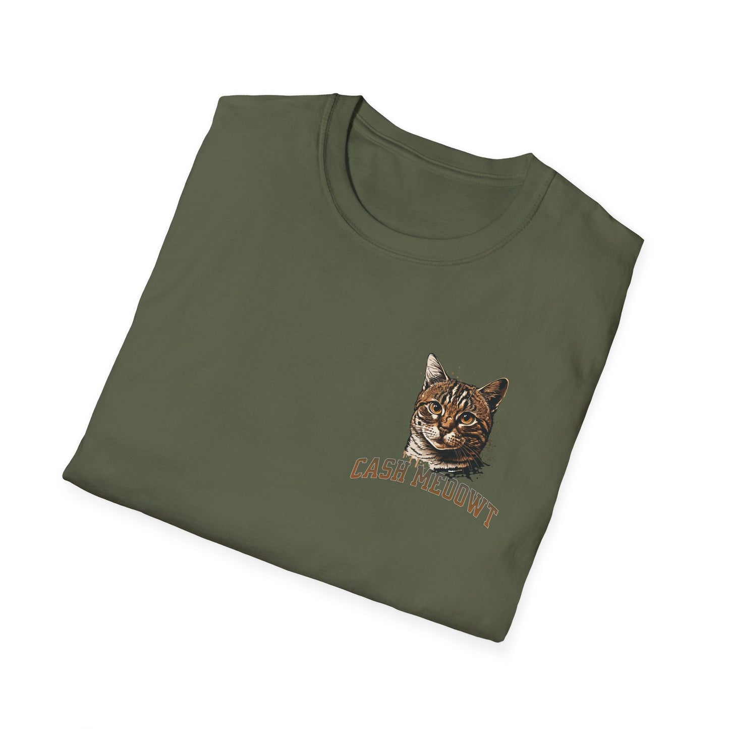 Cool Cat Millionaire Unisex Softstyle T-Shirt | Casual Wear, Gift for Cat Lovers, Birthday Tee, Animal Lover Shirt, Everyday Comfort