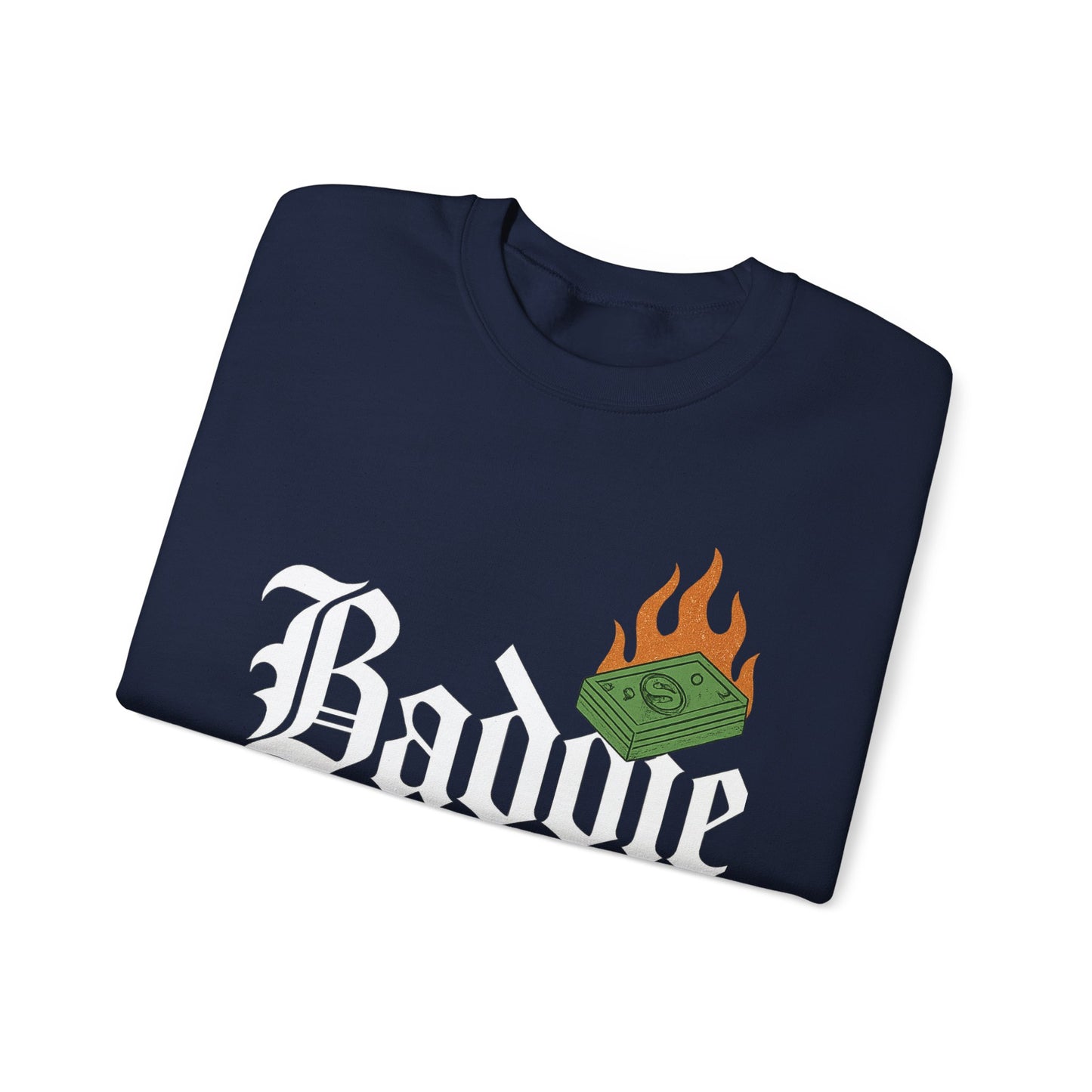 Baddie Crewneck Sweatshirt - Trendy Unisex Sweatshirt for Fashion Lovers, Casual Wear, Gifts, Street Style, Cozy Comfort