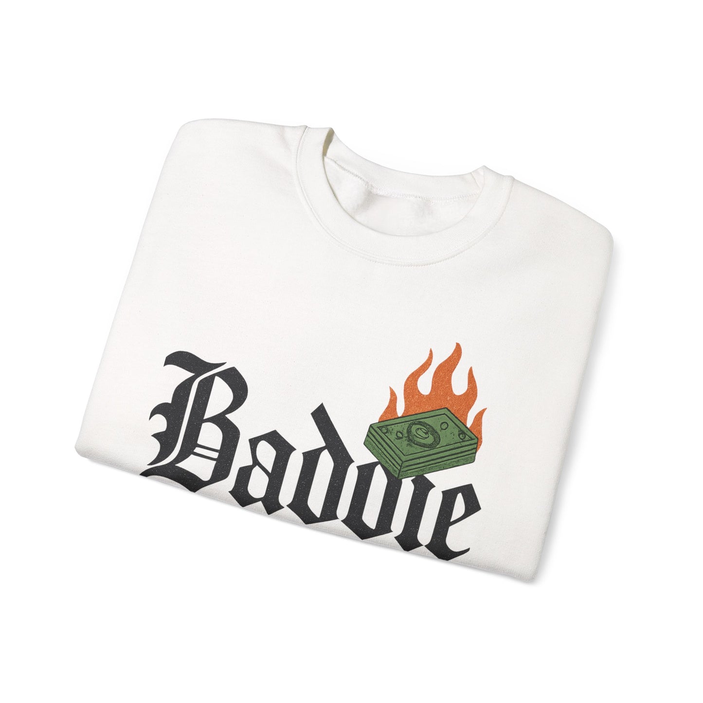 Baddie Crewneck Sweatshirt - Trendy Unisex Sweatshirt for Fashion Lovers, Casual Wear, Gifts, Street Style, Cozy Comfort