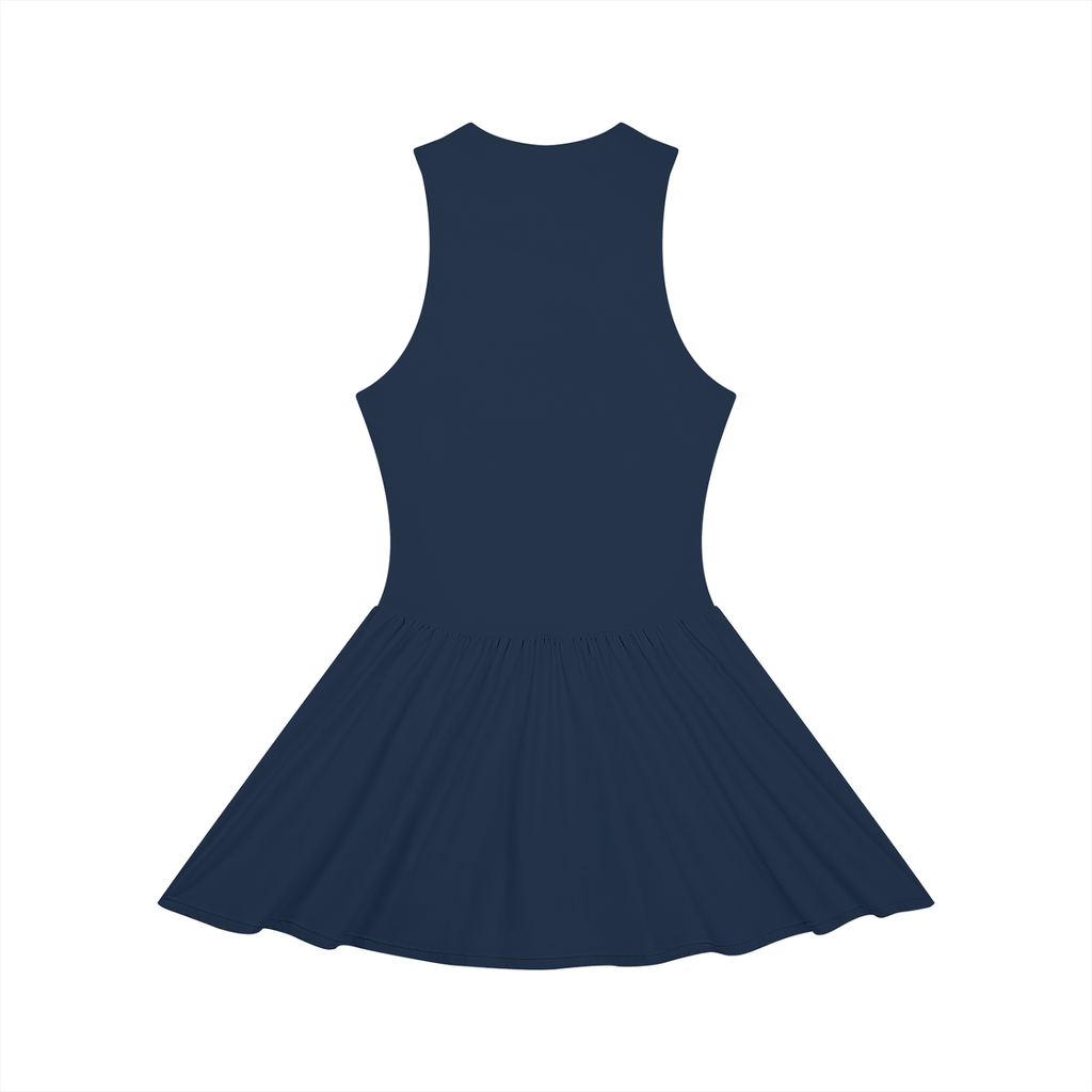 Women’s Ruched Sleeveless Full-Zip Dress