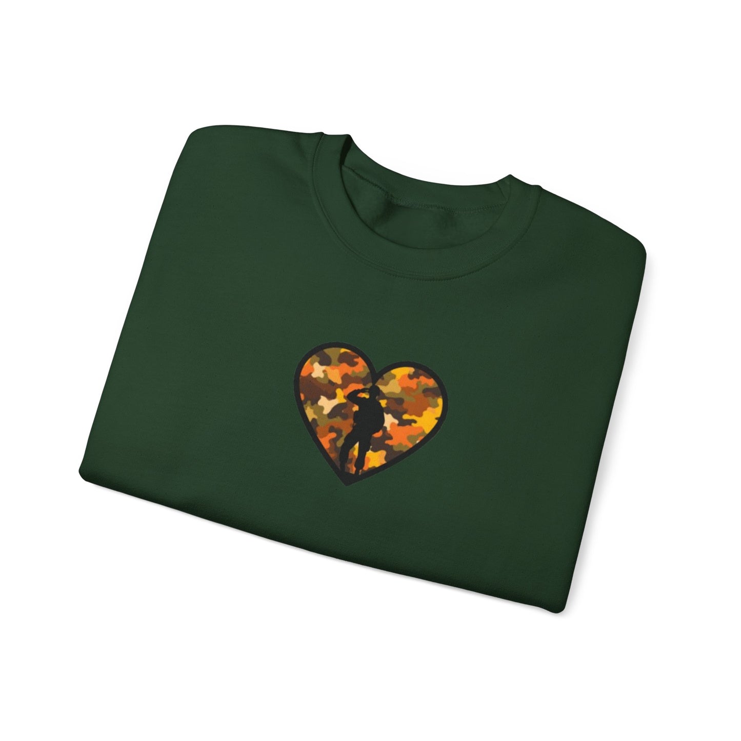 Camo Heart Army Wife Sweatshirt, Cozy Gift for Military Spouses, Unisex Crewneck for Comfort, Perfect for Casual Outings, Army Family [...]