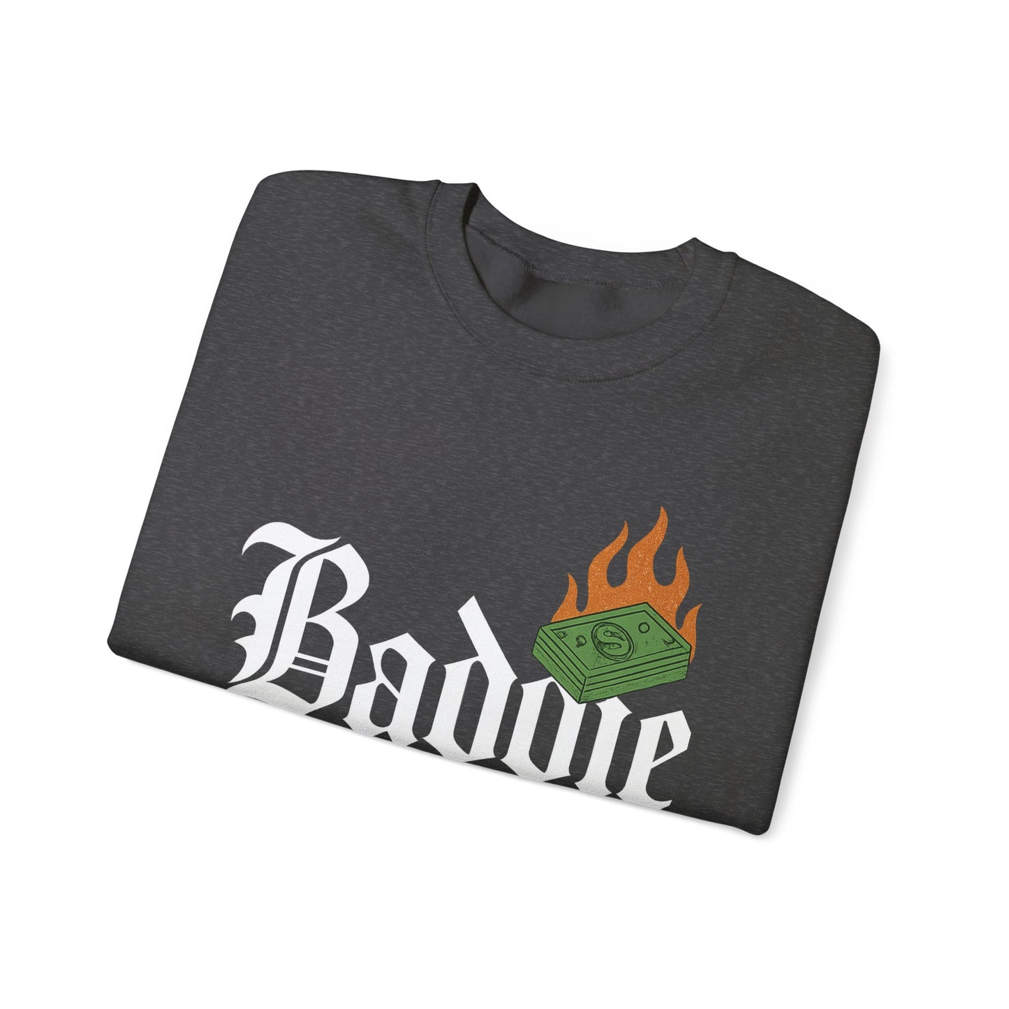 Baddie Crewneck Sweatshirt - Trendy Unisex Sweatshirt for Fashion Lovers, Casual Wear, Gifts, Street Style, Cozy Comfort