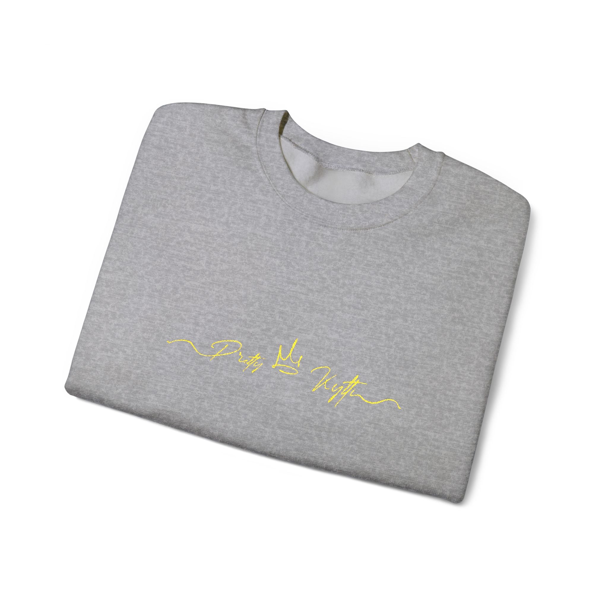Pretty Kytti  Crewneck Sweatshirt with Gold Design | Cozy Layer for Every Season, Perfect Gift for Friends, Family & Celebrations