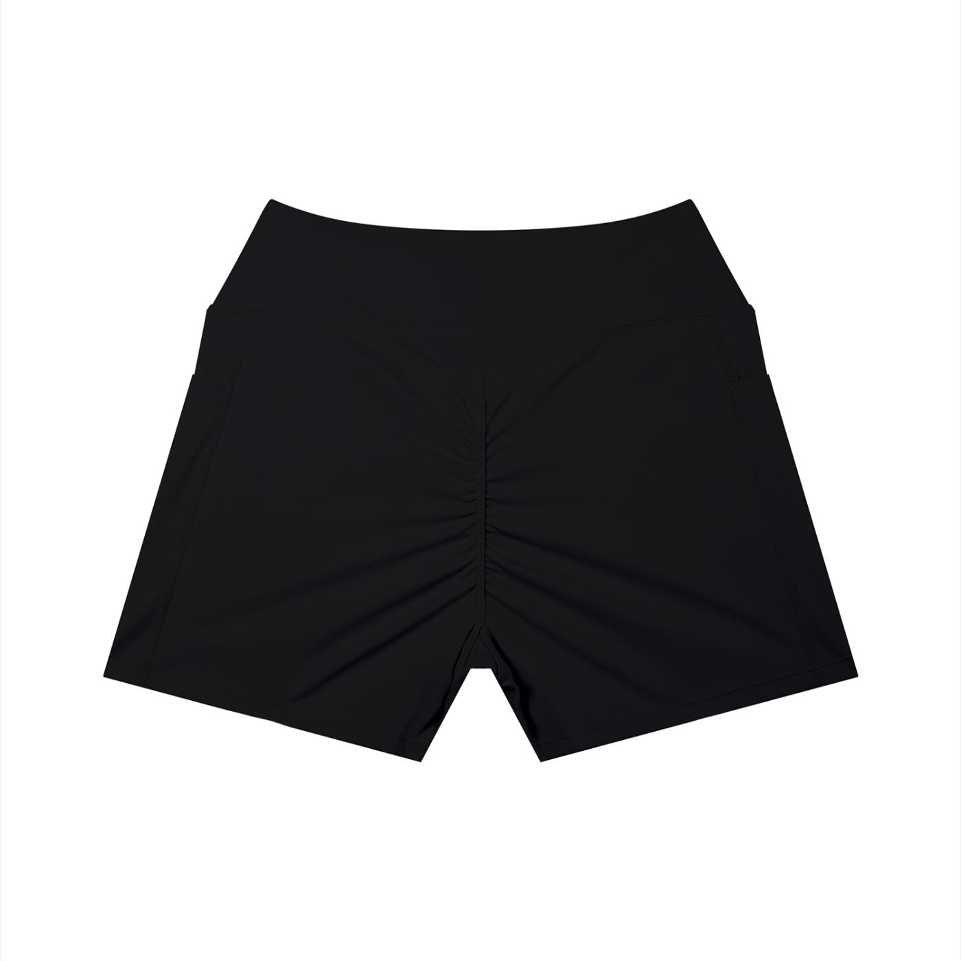 Crown Mark Clasic Women’s High Rise Pocket Yoga Shorts