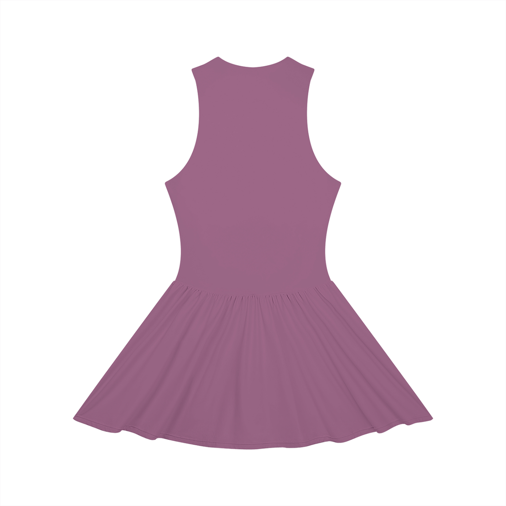 Women’s Ruched Sleeveless Full-Zip Dress