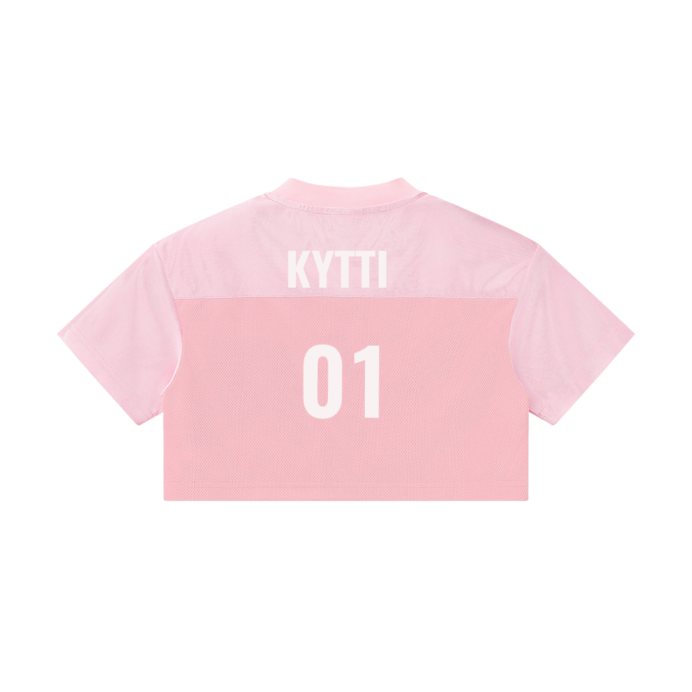 PRETTY KYTTI 01 Cropped Paneled V-Neck Jersey